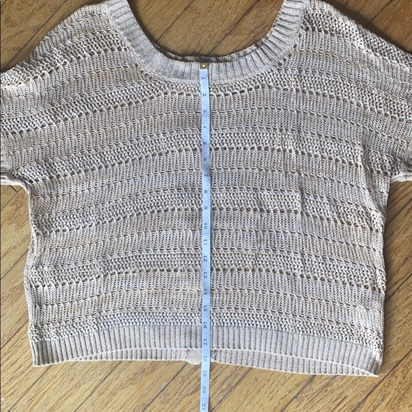 Belle du Jour Tan Wide Neck Sweater - Picture 3 of 7